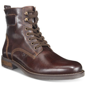 Alfani Men's Hank Utility Boot, Brown Size 10.5 M